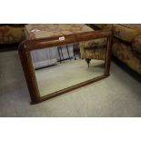 George III Mahogany & Inlaid Over mantle