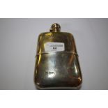 Edward VII silver hip flask