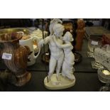Bisque porcelain classical group
