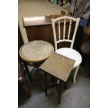 Bentwood Chair, Stool & Plant Stand