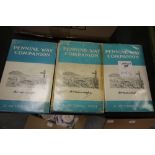 Wainwright [Alfred], three copies of Pennine Way Companion, all first editions published by the