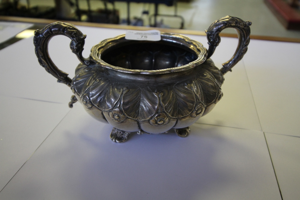 Silver 2-Handled Sugar Bowl 450g - Image 2 of 3