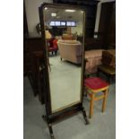 Edwardian cheval mirror