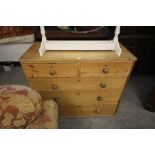 Pine 2/3 Chest of Drawers