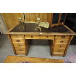 Victorian Oak Partners Desk