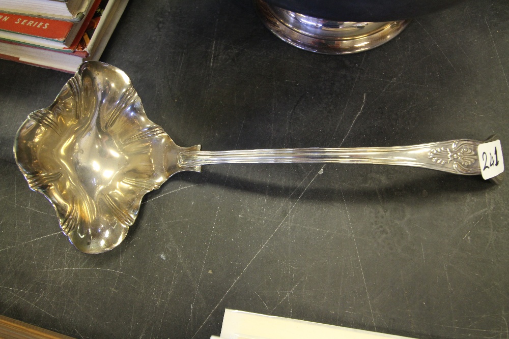 Plated punch bowl, ladle and quantity of glasses - Image 3 of 3