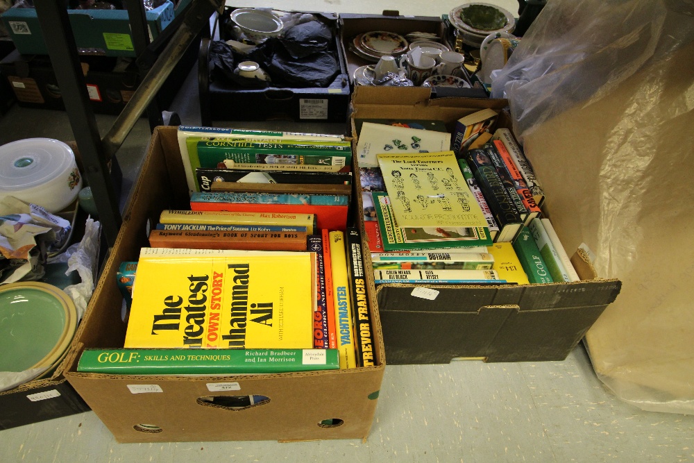 2 Boxes of Books - Sports Related