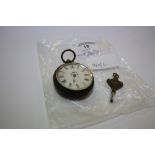 19th century silver ladies pocket watch