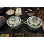 Pair of Midwinter lidded tureens