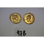 2 Roman style coins