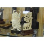 Two 19th century ivory carvings