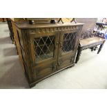 Dark Oak Display Cabinet