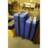 Matching Excel, 4 wheeled upright hard-shell suitcases