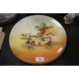 Royal Doulton large Rustic England cabinet plate, D6297