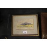 Welsh Watercolour - Yr Erfe, indistinctly signed and dated 1940, framed