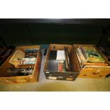 3 Boxes of books