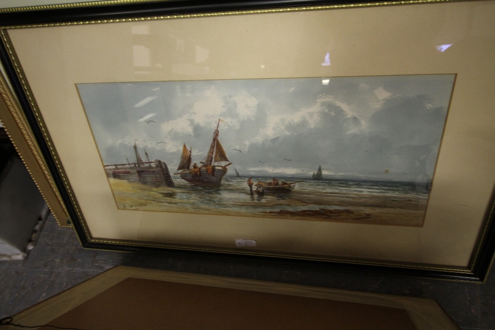 J. Wilton - 3 Watercolours of Coastal & Rural scenes - Image 2 of 3