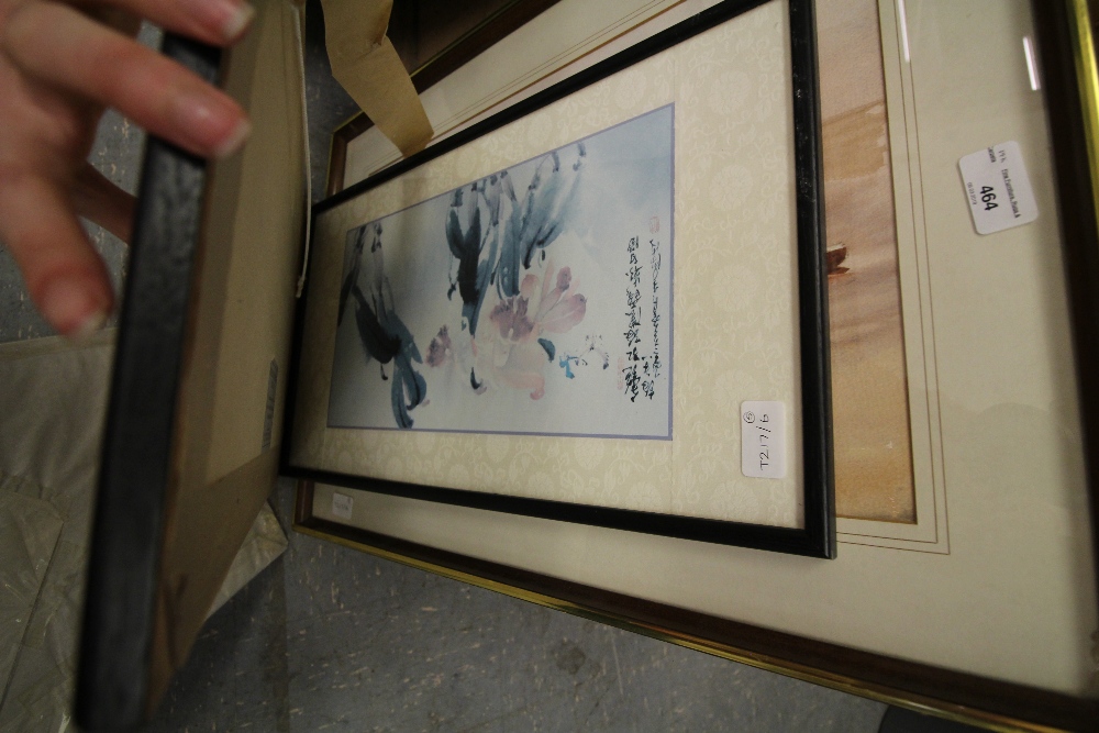 2 Oriental Prints , 2 Framed Watercolours & 1 Dulac Print - Image 4 of 5