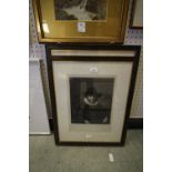 18th Century Dutch School, pair of engravings - Lady & Gentleman, framed, faded Robert Dunthorne