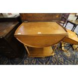 Light Ercol Drop Leaf Trolley