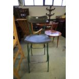 1970s Machinists Metal High Chair