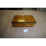 Victorian satinwood box