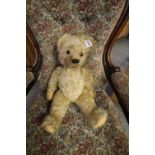 Vintage articulated mohair teddy bear