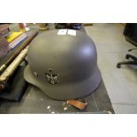 WWII German Infantry Helmet (refurbished)