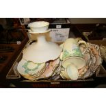 Box of mixed china including Limoges