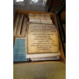 Box of mixed old auction catalogues inc Sotheby’s