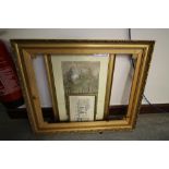 Picture frame and 2 pictures