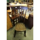 Victorian Slat Back Rocking Chair