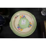 Clarice Cliff Pottery plates