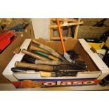 Box of garden tools