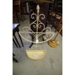 Cream umbrella stand