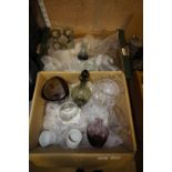 2 boxes of Glassware inc Dartington, Caithness etc