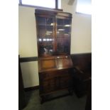 Oak Bureau Bookcase