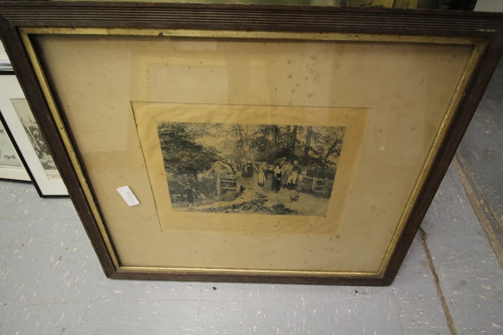 After G Morland - 2 engravings and 5 mixed pictures - Image 2 of 7