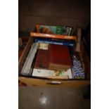 Box of various books