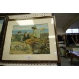 Print "The Boyhood of Raleigh" J Everett Millais