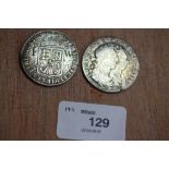 2 1689 silver coins maundy ? half crowns