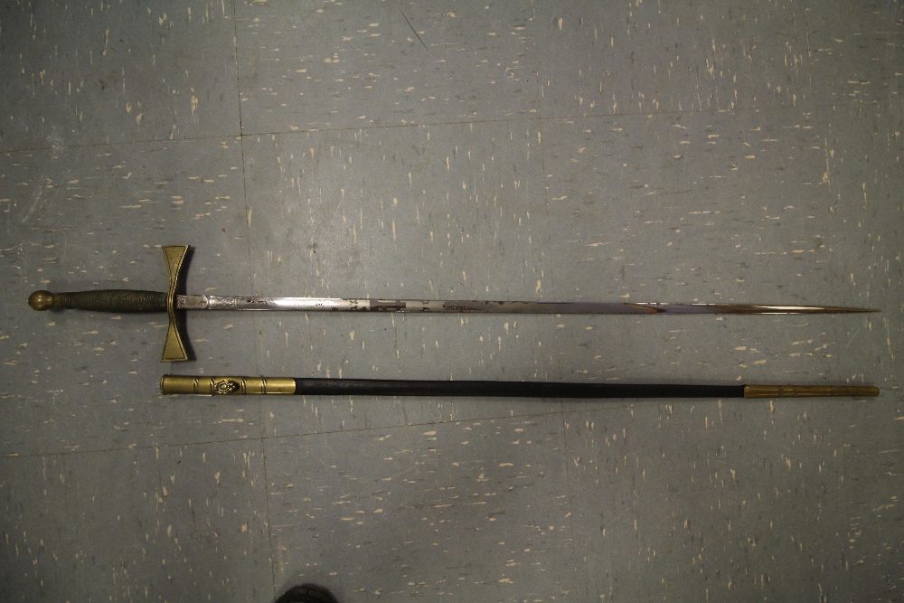 Dress Sword with brass detail - Image 3 of 3