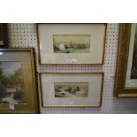 2 Edwardian Watercolours - B Matthews