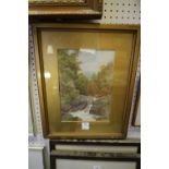 Clifton Mills Watercolour - Ghyll (Gilt Framed)