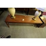 1970's Teak Coffee Table 136cm x 40cm