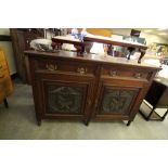 Late Victorian mahogany sideboard