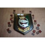 Chinese Medals & Royal Tank Division Armorial Plaque