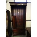 Mahogany Bookcase (Lacking Doors), Plaque to Frieze presented to Chief Constable William Forster