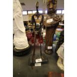 Bronze abstract Golfing figure