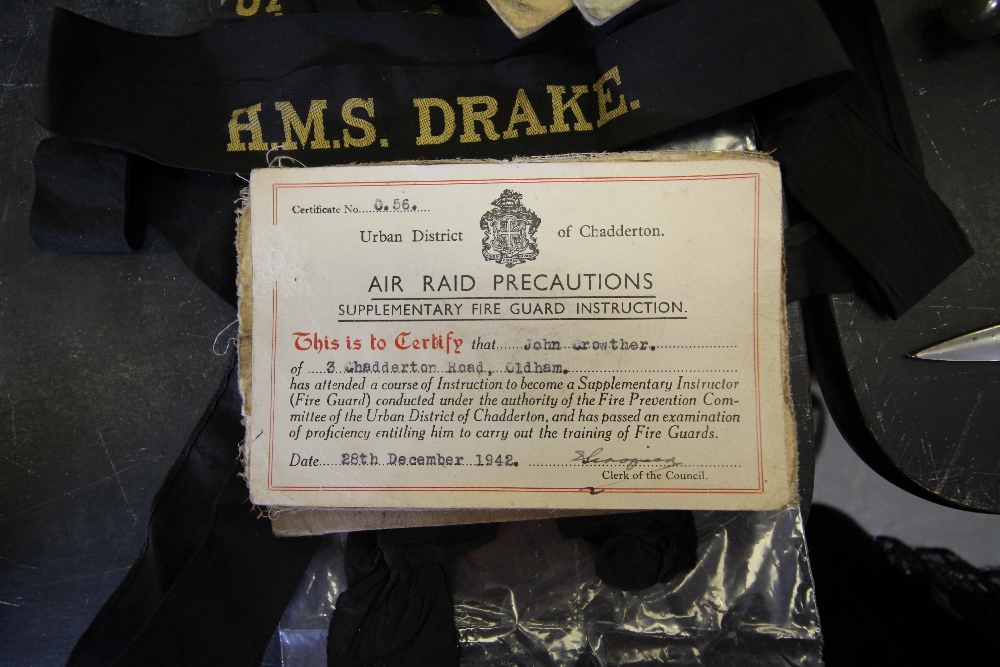 Group including National Identity Cards, Naval Hat Ribbons etc - Image 11 of 13